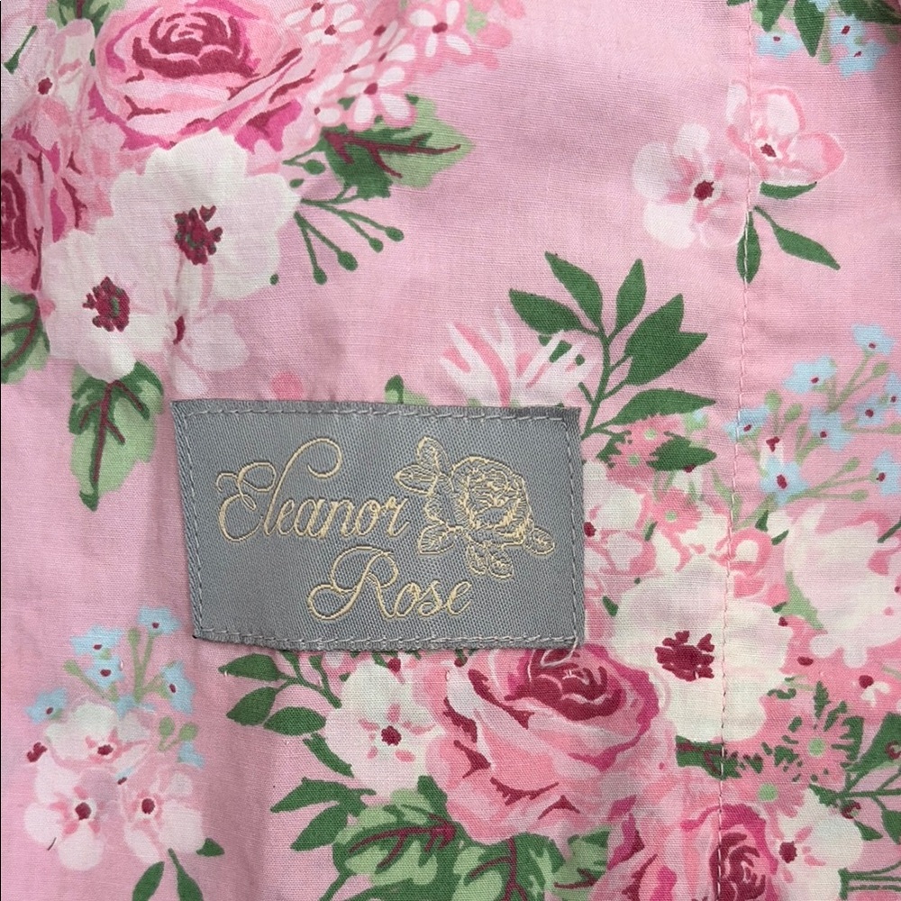 Eleanor Rose Pink Floral Ruffle-Sleeve Girls Dress size 3-4T - Picture 2 of 4